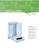 XB Series Balances: N01-02-00 - Precisa Gravimetrics AG