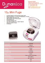 Centrifuges Velocity 13u and 6u 