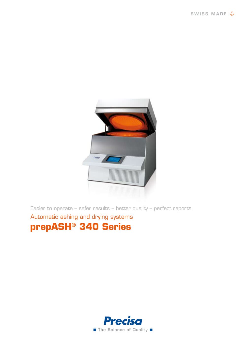 prepASH Series 340 - Precisa Gravimetrics AG