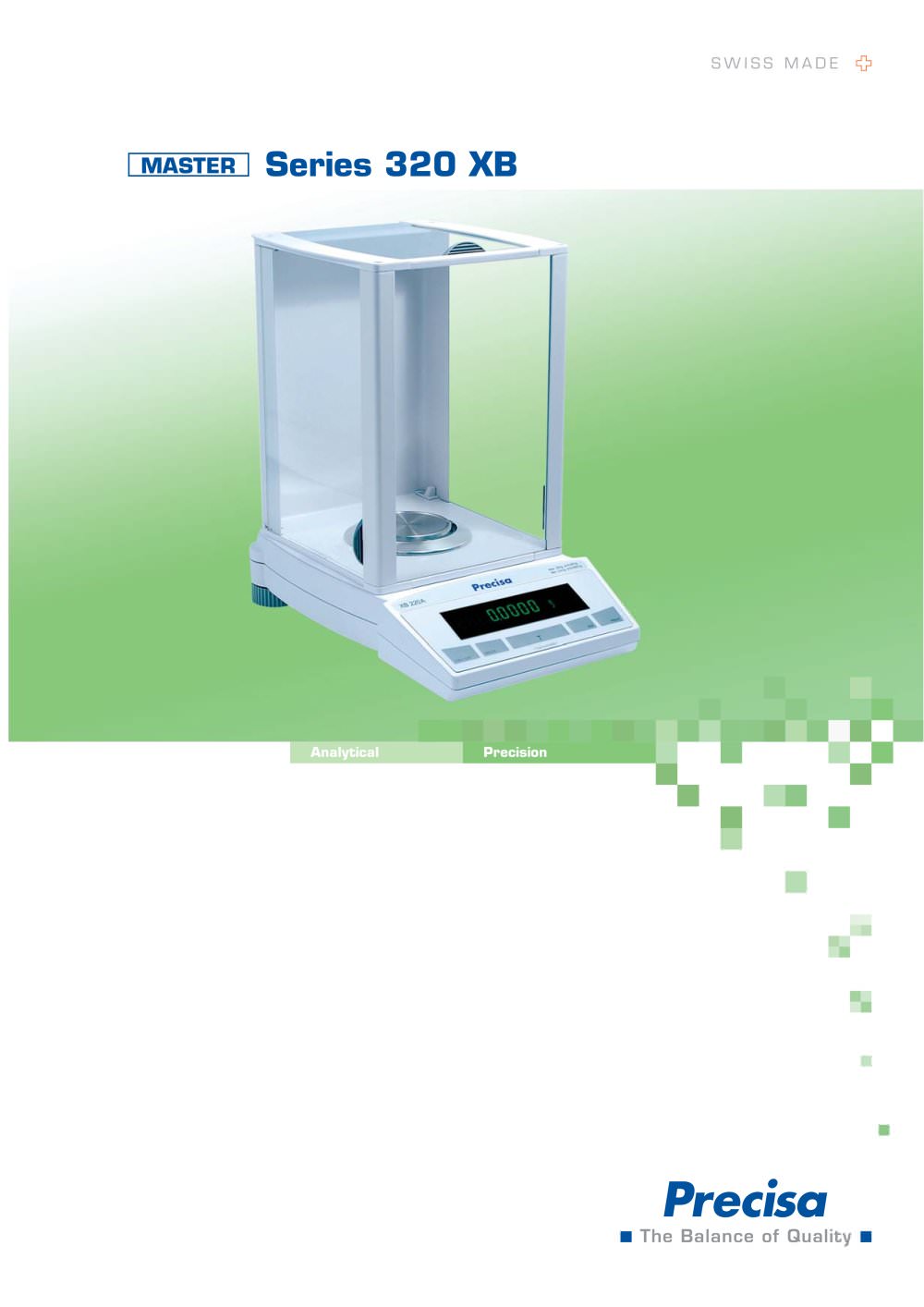 XB Series Balances: N01-02-00 - Precisa Gravimetrics AG