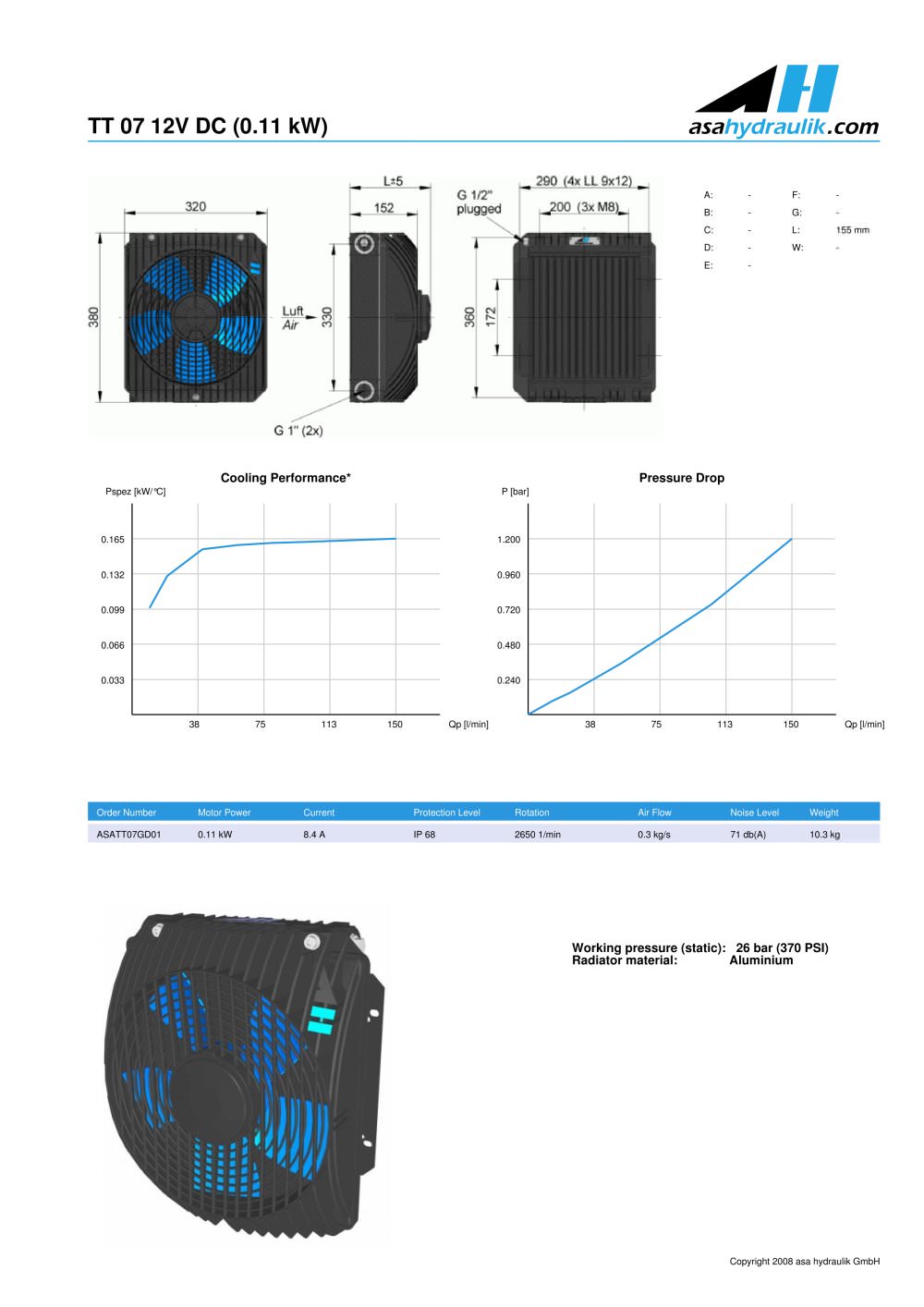 Independent Hydraulic Cooling Unit - ASA Hydraulik
