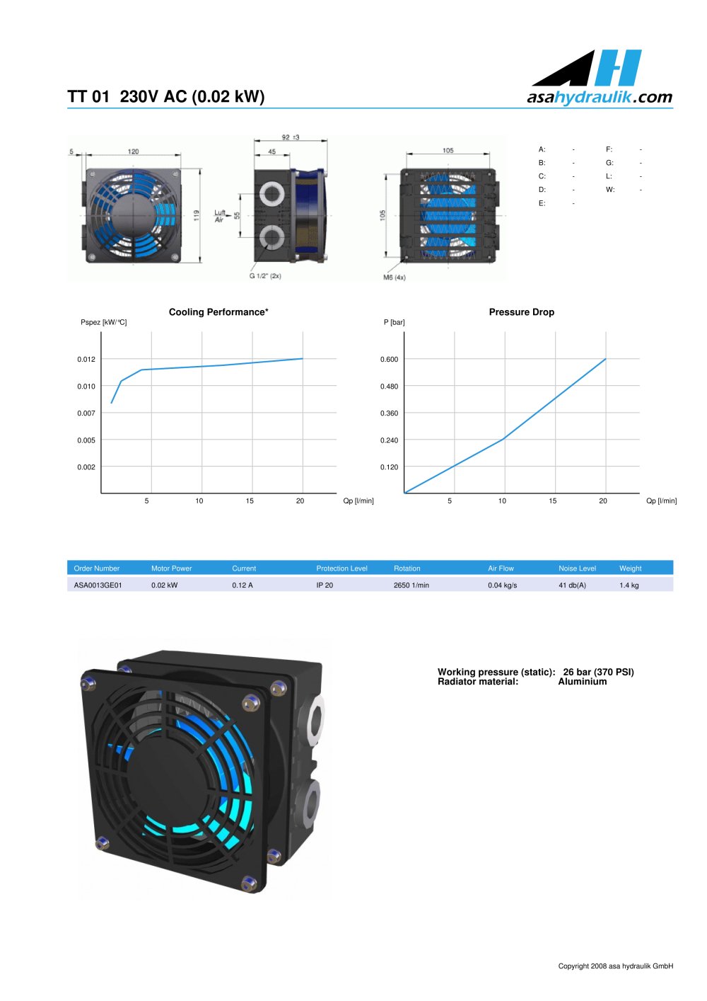 Mobile air/oil Cooler - ASA Hydraulik