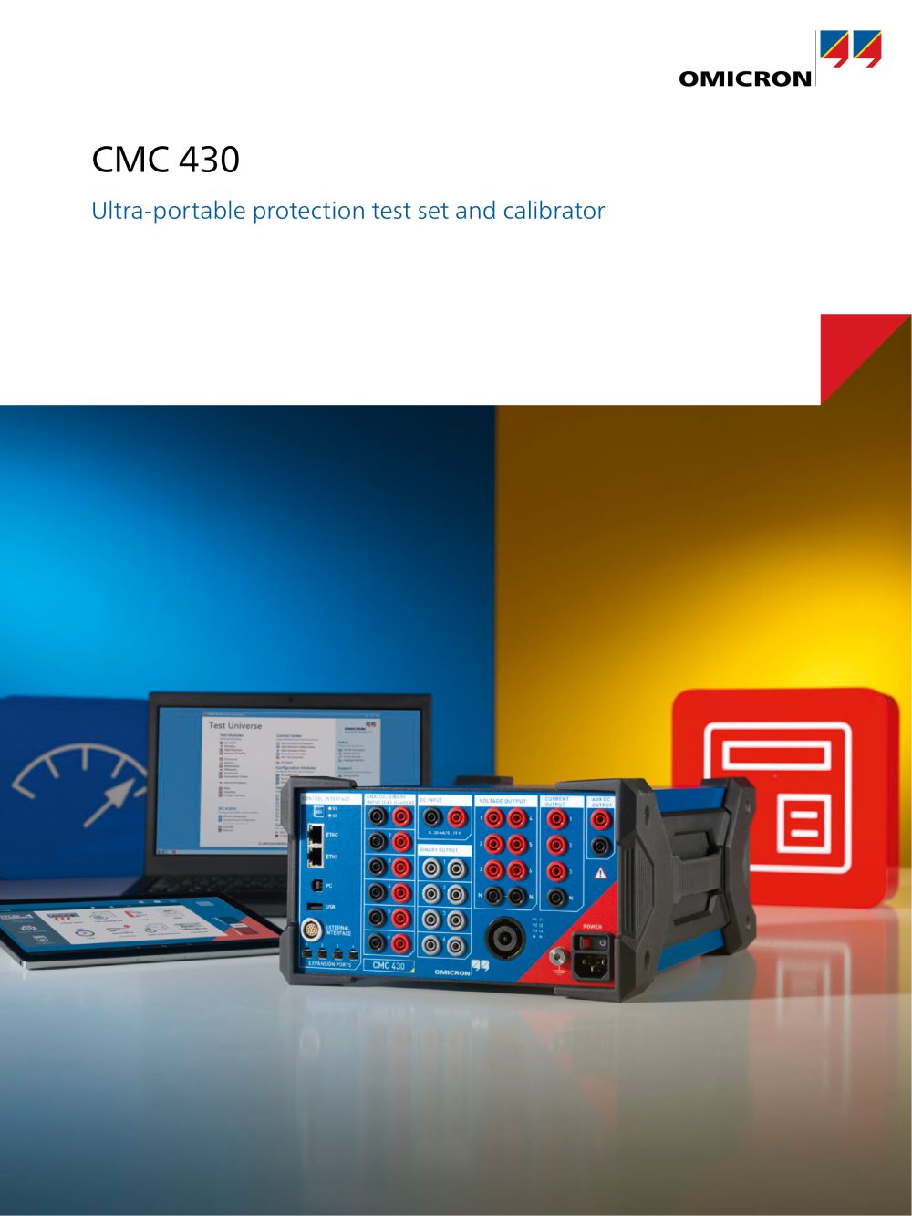 CMC 430 Ultra-portable protection test set and calibrator - 1 / 12 Pages