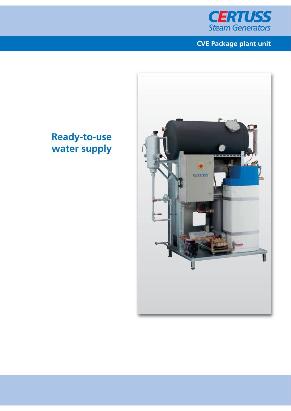 water supply units CVE - CERTUSS