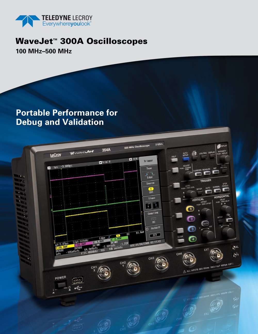 WaveJet 300A Oscilloscopes - LeCroy