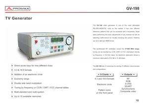 GV-198 Video generator