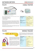 TC-471 LAN and telephone cable tracer