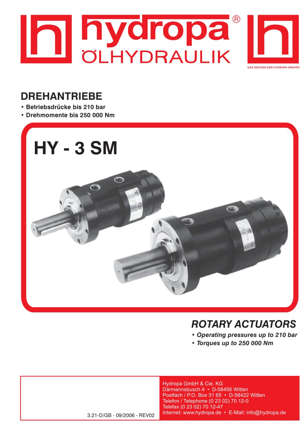 HYDRAULIC MOTORS - Hydropa