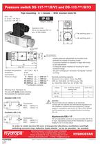 PRESSURE SWITCHES  Catalogue DS-117 B V3