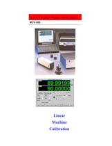 Linear Machine Calibrator