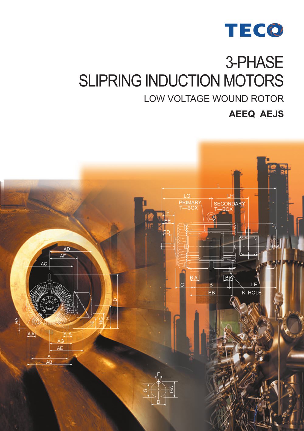 3 Phase slipring induction motors-AEEQ AEJS - TECO Industrial Motors & Applications