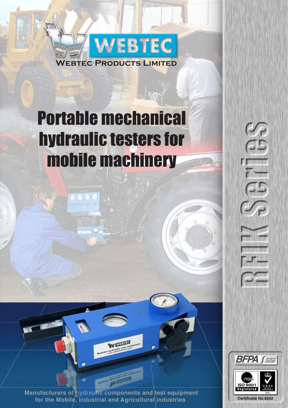 RFIK Series Mechanical Hydraulic Tester - Webtec Products Limited