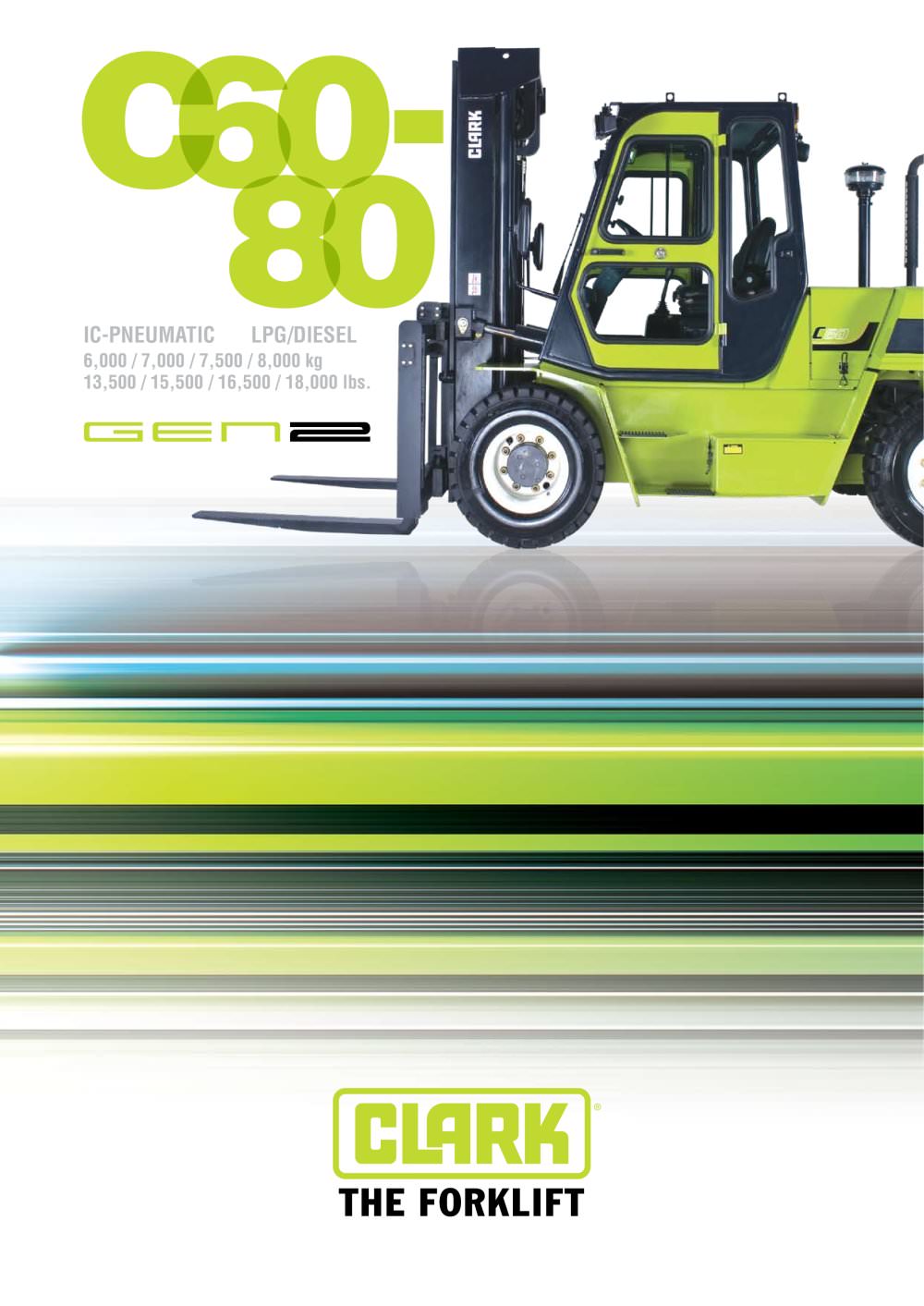 CLARK C60-80 - CLARK Material Handling
