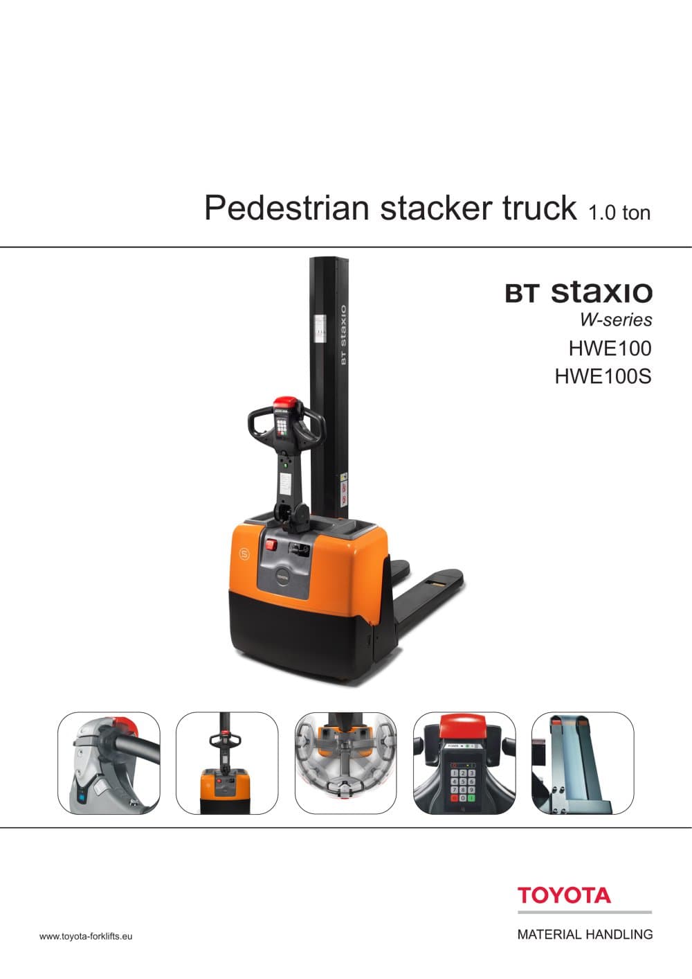BT Staxio W-series Stacker Trucks - 1 / 9 Pages
