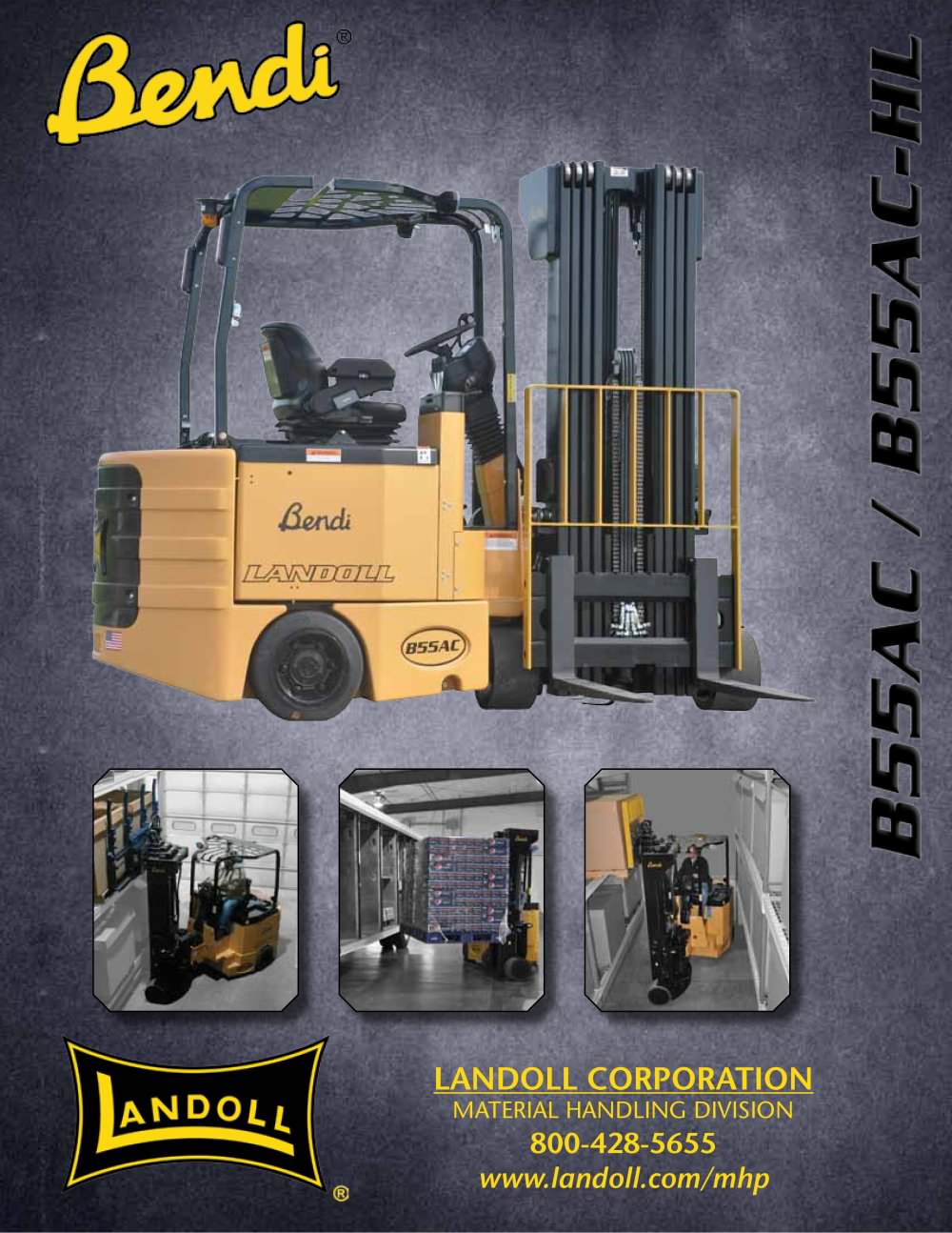 B55 - Narrow Aisle AC Forklift - Landoll