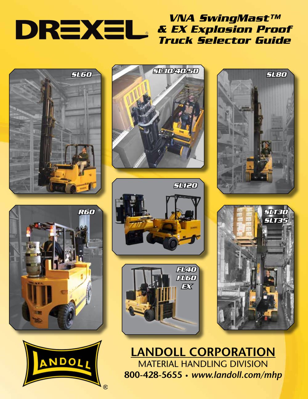 Think Narrow Minded -Aisle Information on Drexel VNA Truck - Landoll