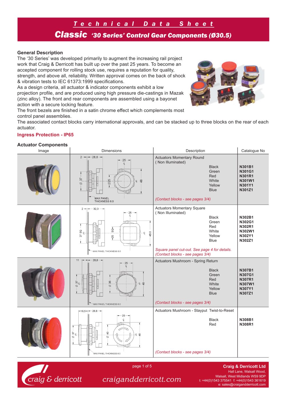 Control Gear