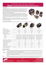 Classic Range Rotary Switches - Off/On Sequences