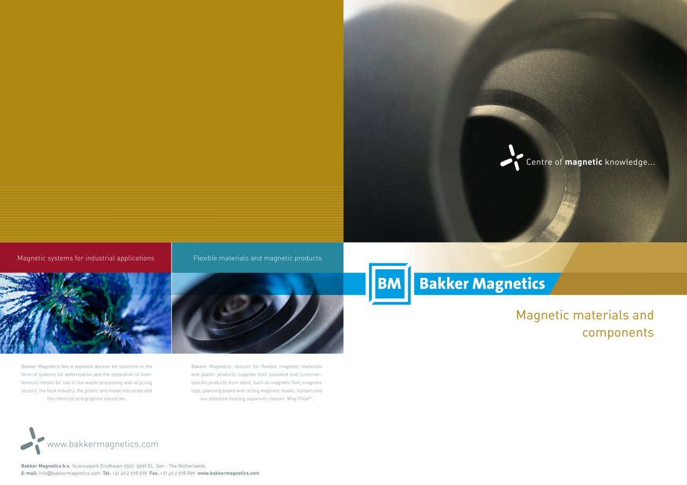 Division Brochure Magnetic materials and components - BAKKER MAGNETICS
