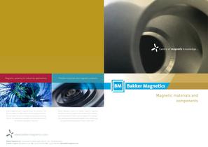 Division Brochure Magnetic materials and components 