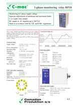 1-phase monitoring relay RP10P2