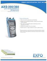 AXS-200/360 Fiber Certification Test Set