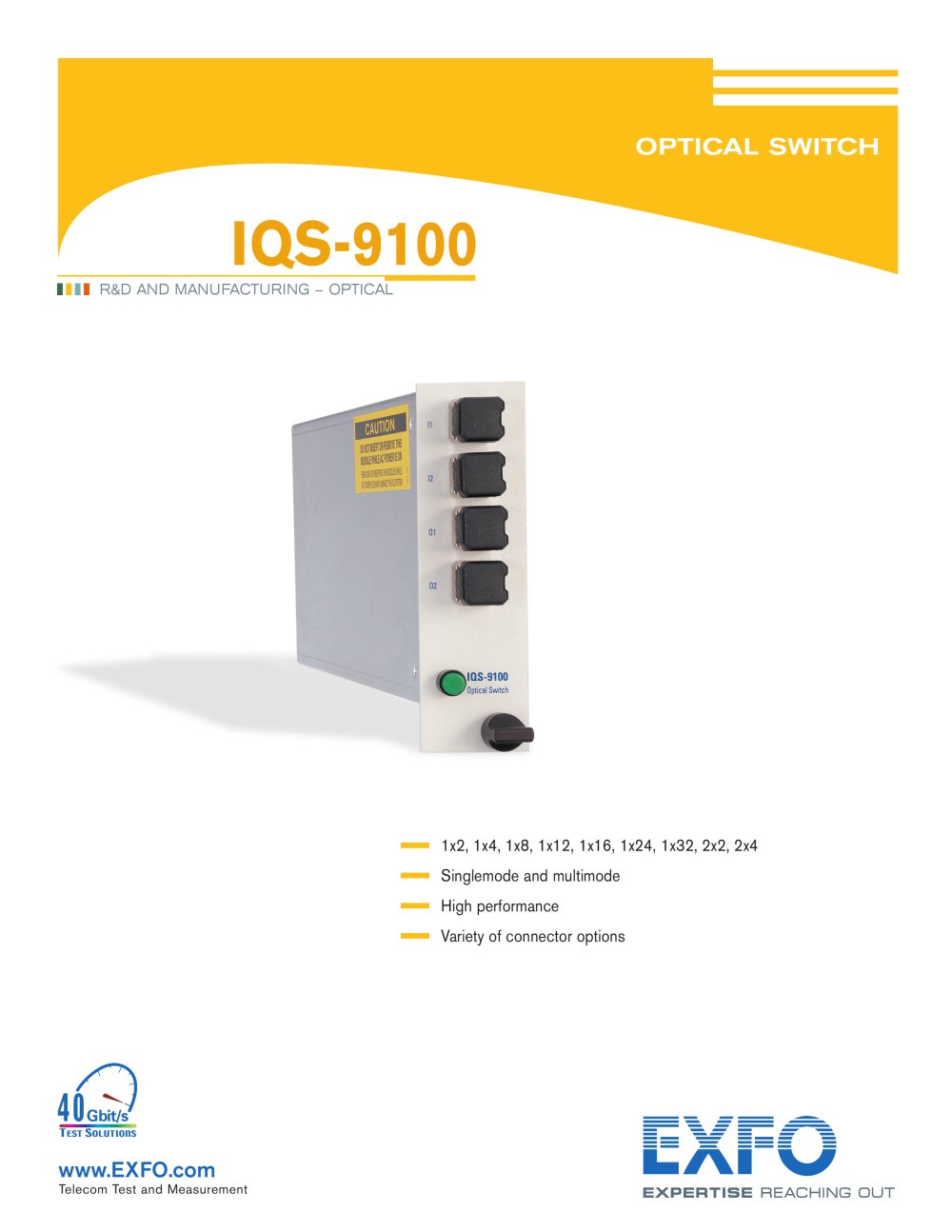 IQS-9100 Optical Switch - EXFO