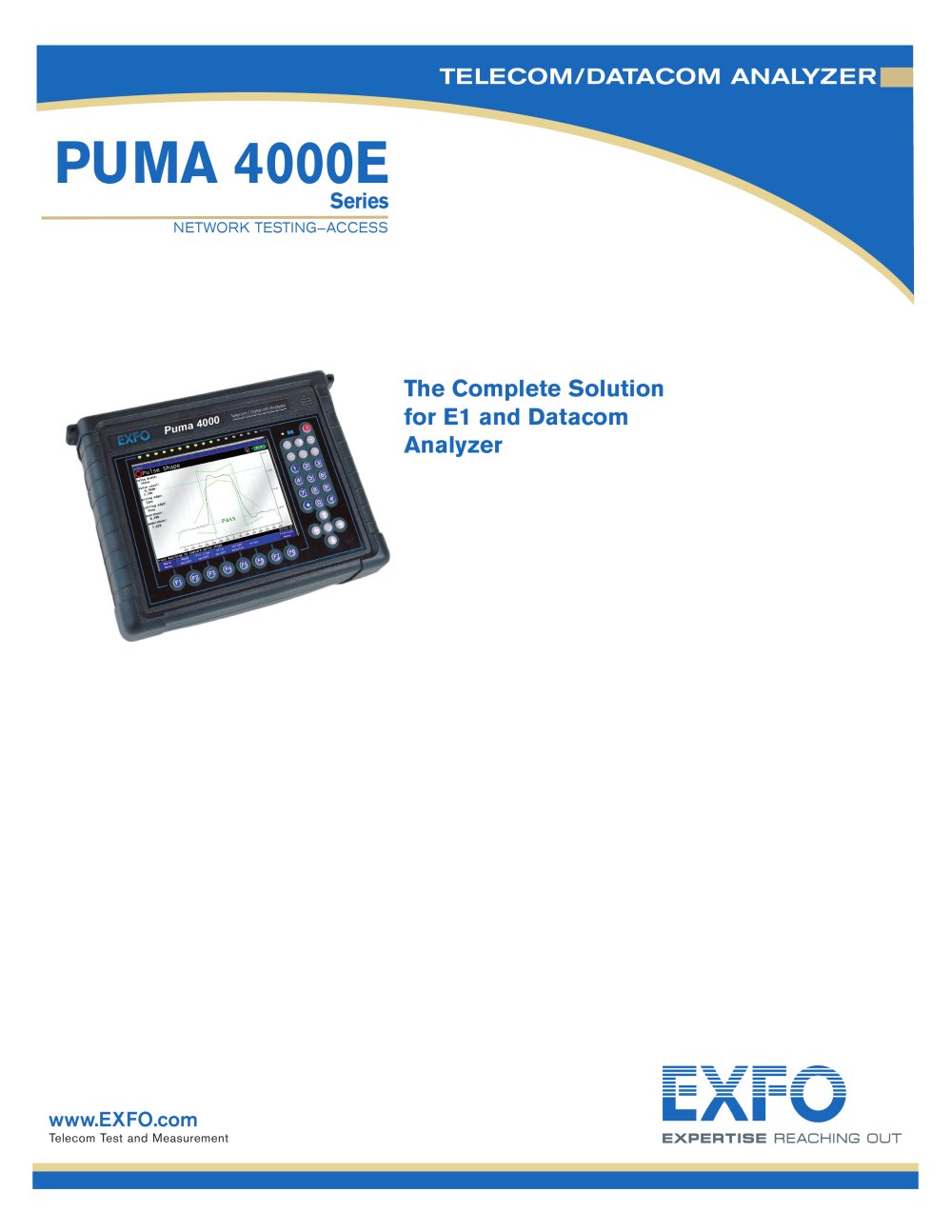 Telecom/Datacom Analyzer Puma 4000E - EXFO
