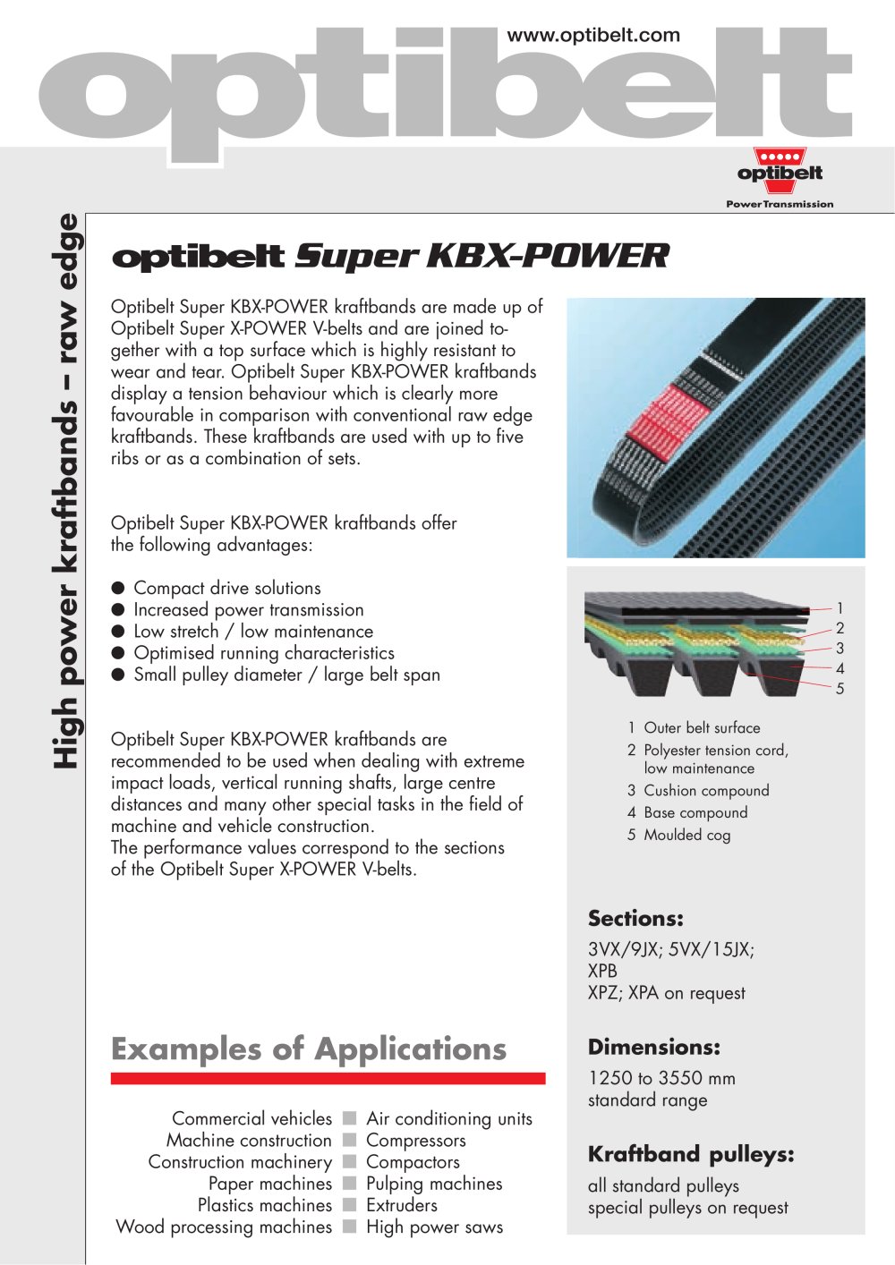 Optibelt Super KBX-POWER - Optibelt