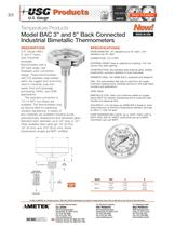 Model BAC Bimetallic Thermometers