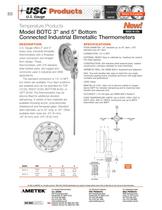 Model BOTC Bimetallic Thermometers