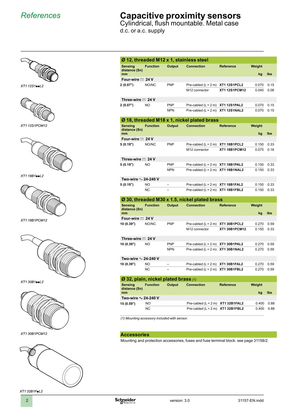 Osicap Capacitive Sensors - Schneider Electric Sensor Competency Center
