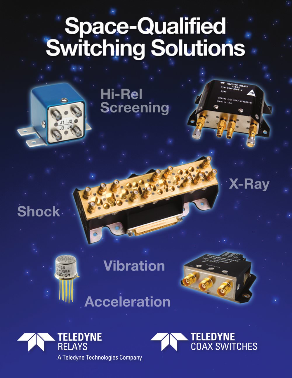 Teledyne Coax Switches - Space Qualified Coaxial Switch Brochure - Teledyne Relays