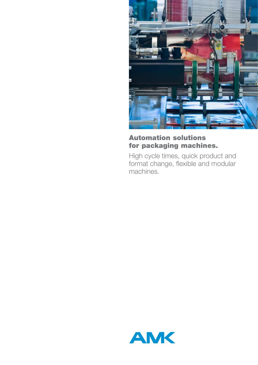 Automation solutions for packaging machines - AMK
