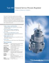 Type 400 General Service Regulator