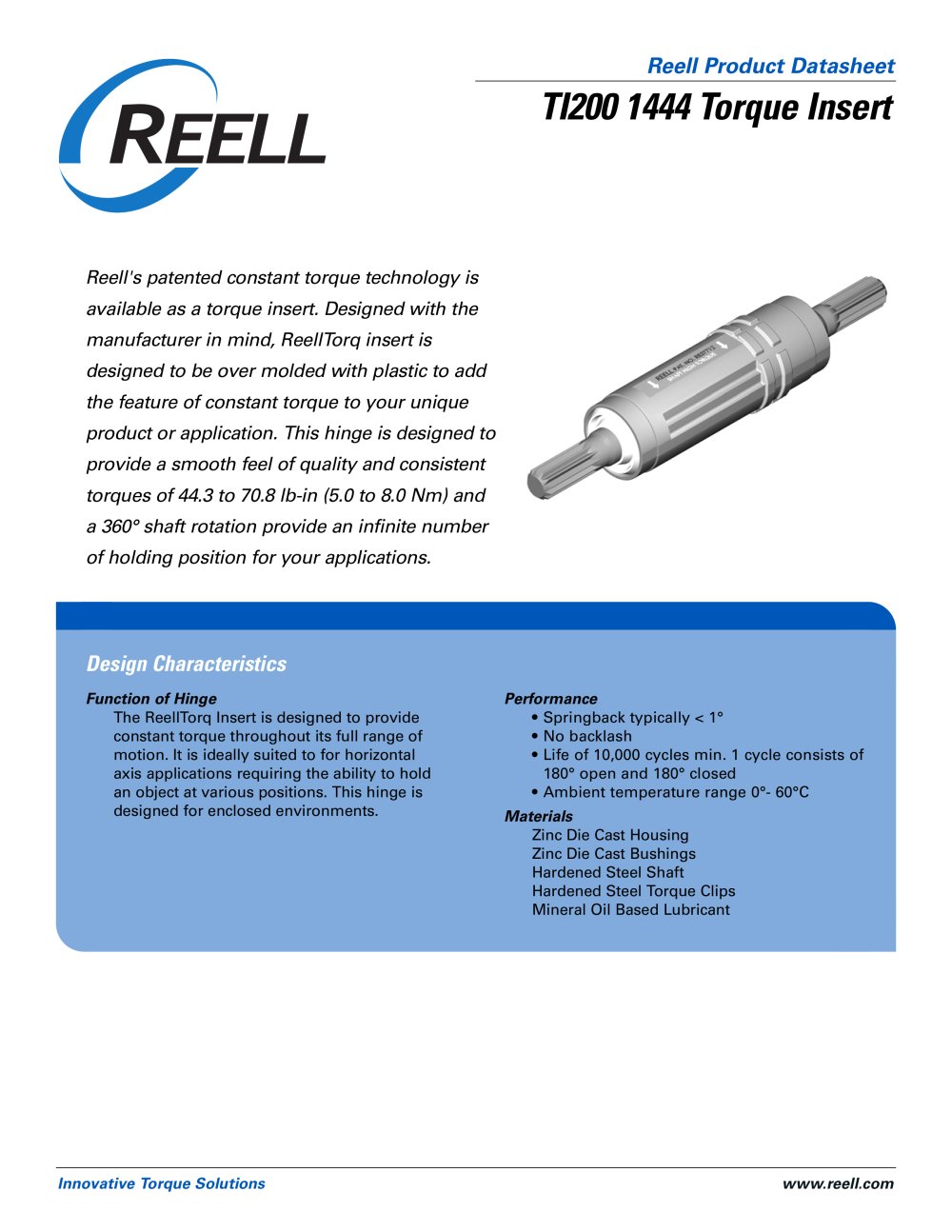 Torque Insert ::  TI200 1444 - RPM