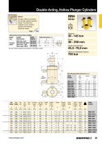 Rrh Series Double Acting Hollow Plunger Cylinders Enerpac Pdf