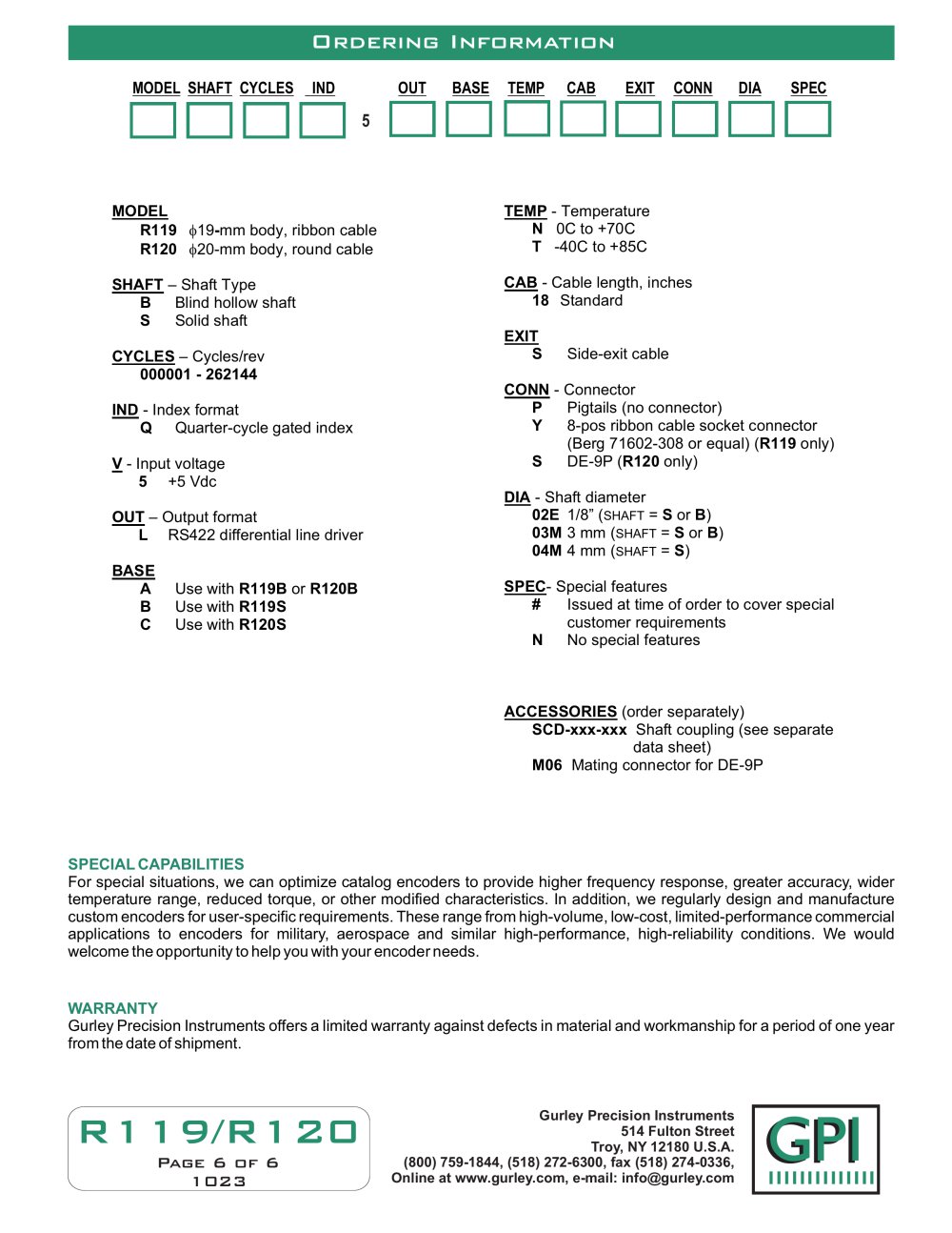 GURLEY Precision Instruments - 81399