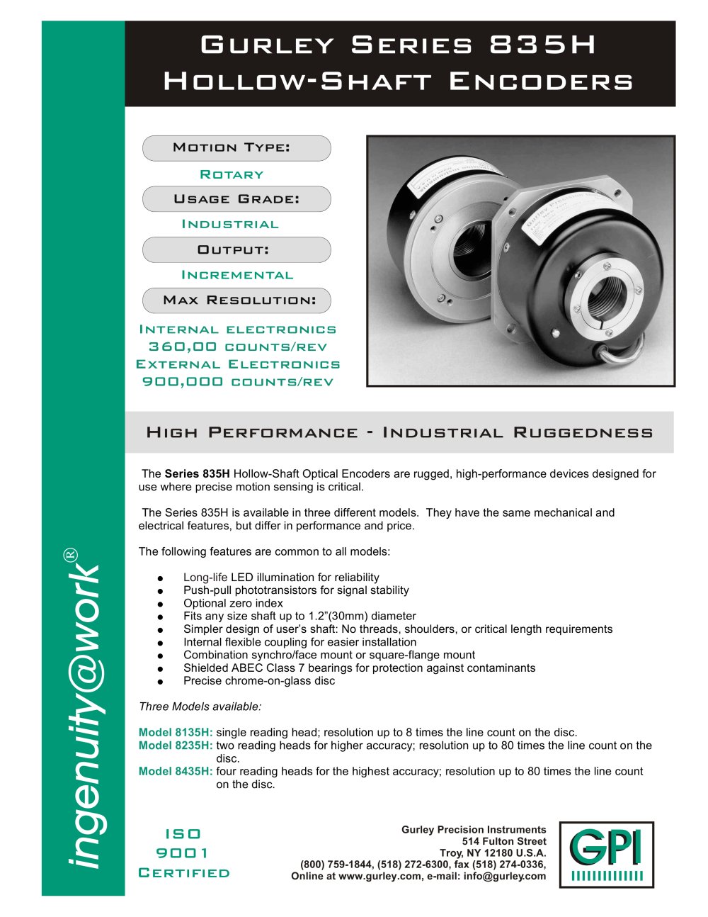 GURLEY Precision Instruments - 2648, 2761, 208169