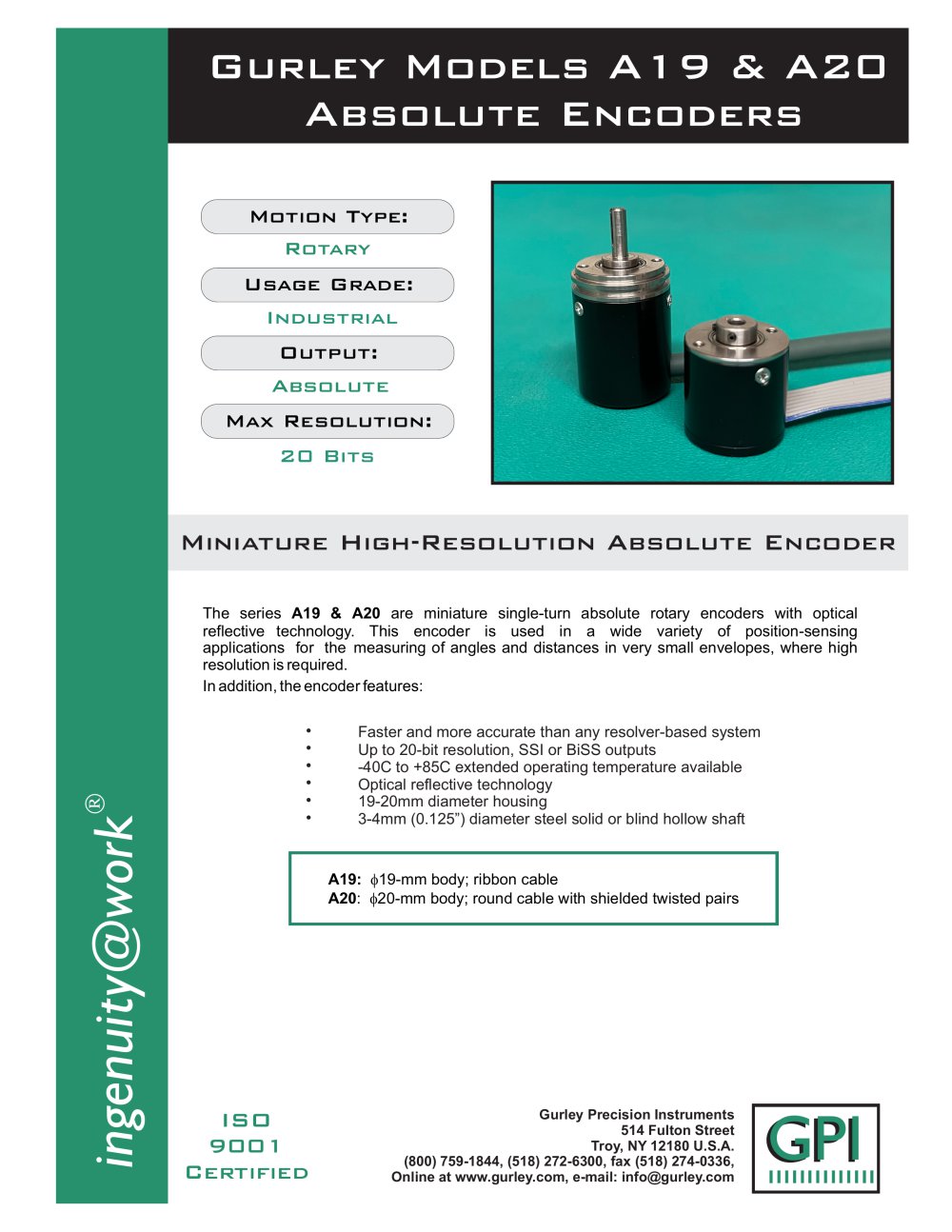 GURLEY Precision Instruments - 2903, 2166
