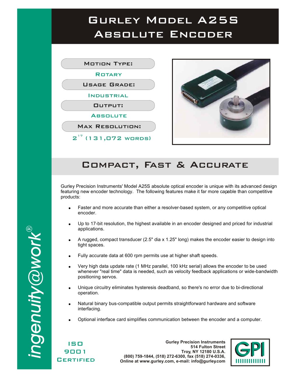 GURLEY Precision Instruments - 2903, 2625