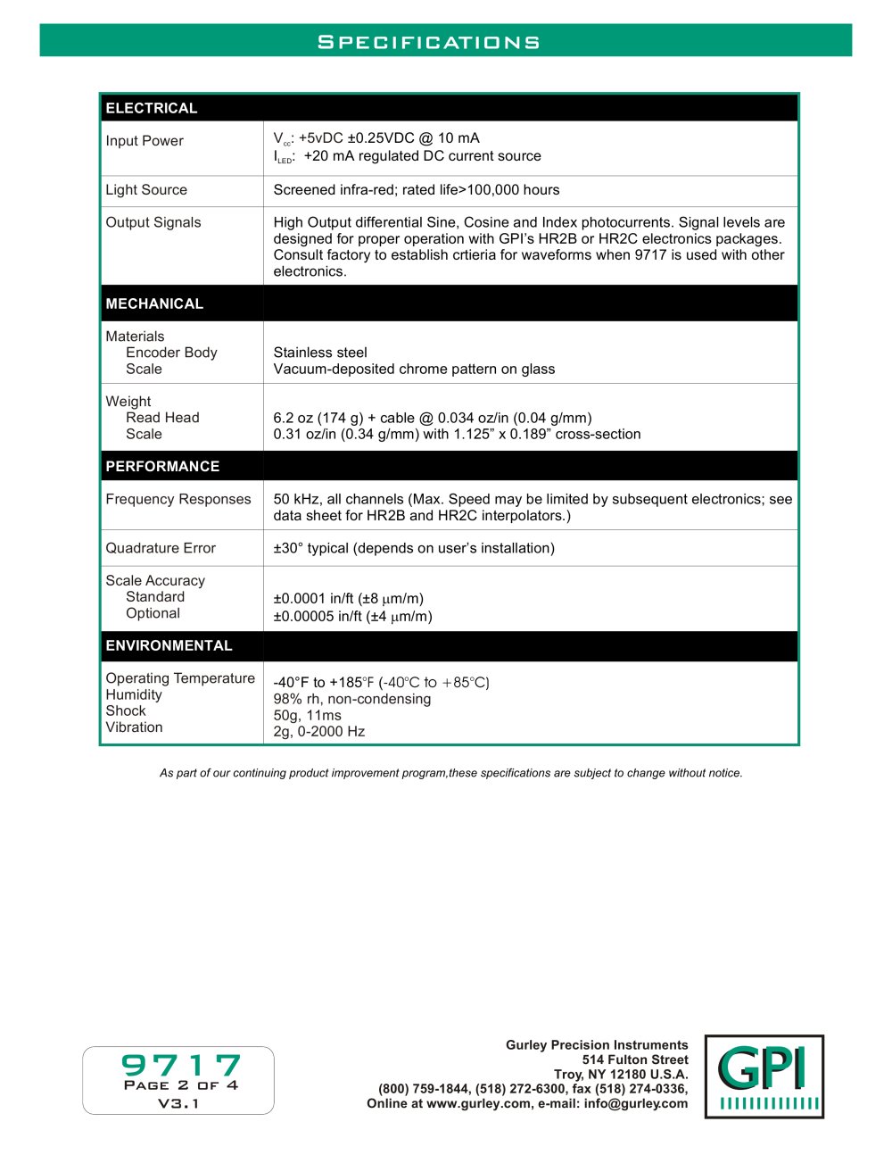 GURLEY Precision Instruments - 
