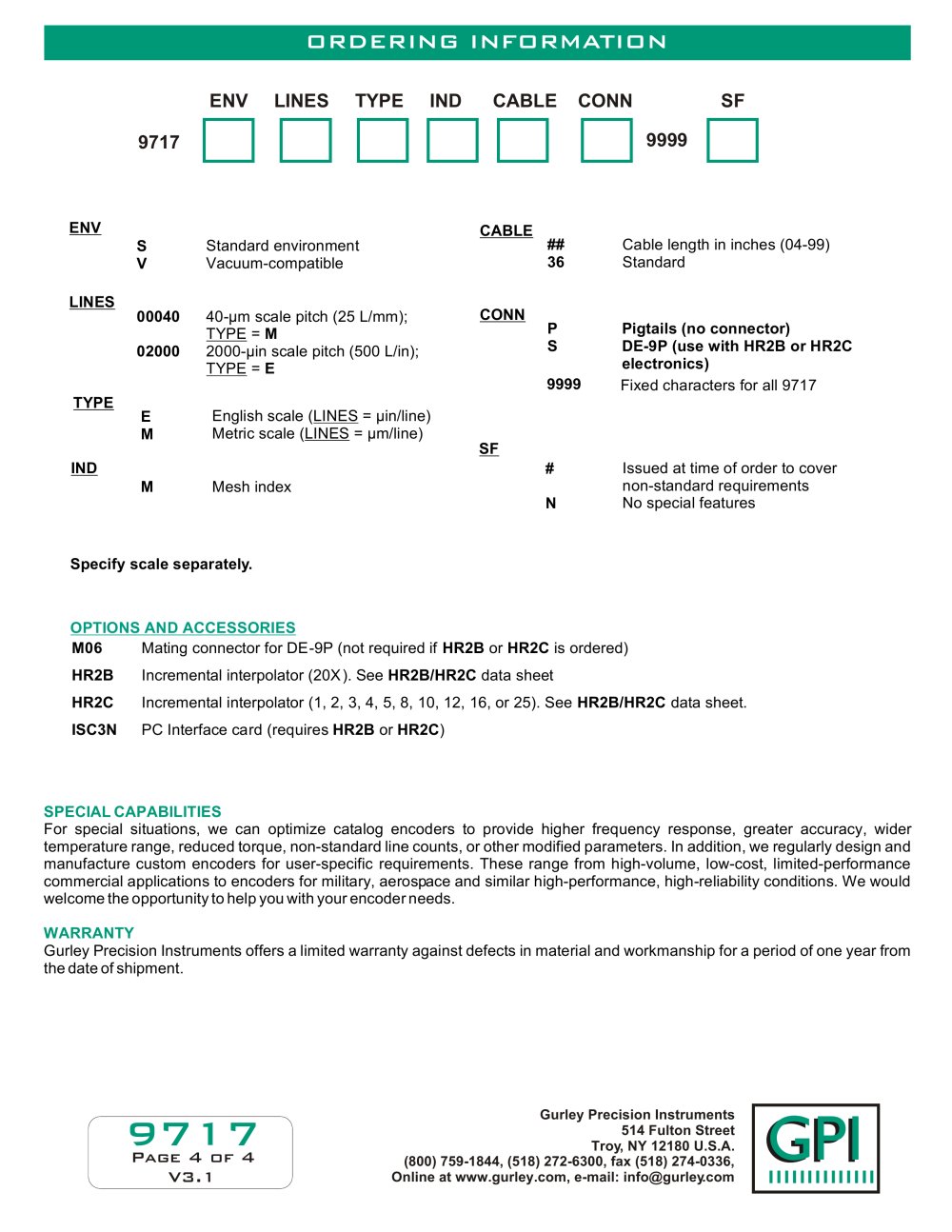 GURLEY Precision Instruments - 81399
