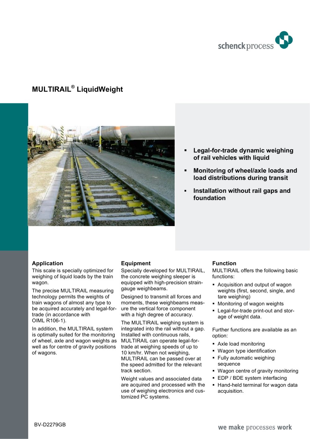 MULTIRAIL&reg; LiquidWeight - Schenck Process
