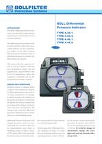 Differential Pressure Indicator Type 4.36.1 / 4.36.2