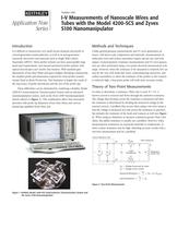 I-V Measurements of Nanoscale Wires and Tubes