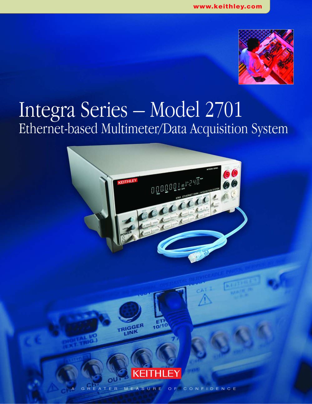 Integra Series � Model 2701 Ethernet-based Multimeter/Data Acquisition System - Keithley Instruments