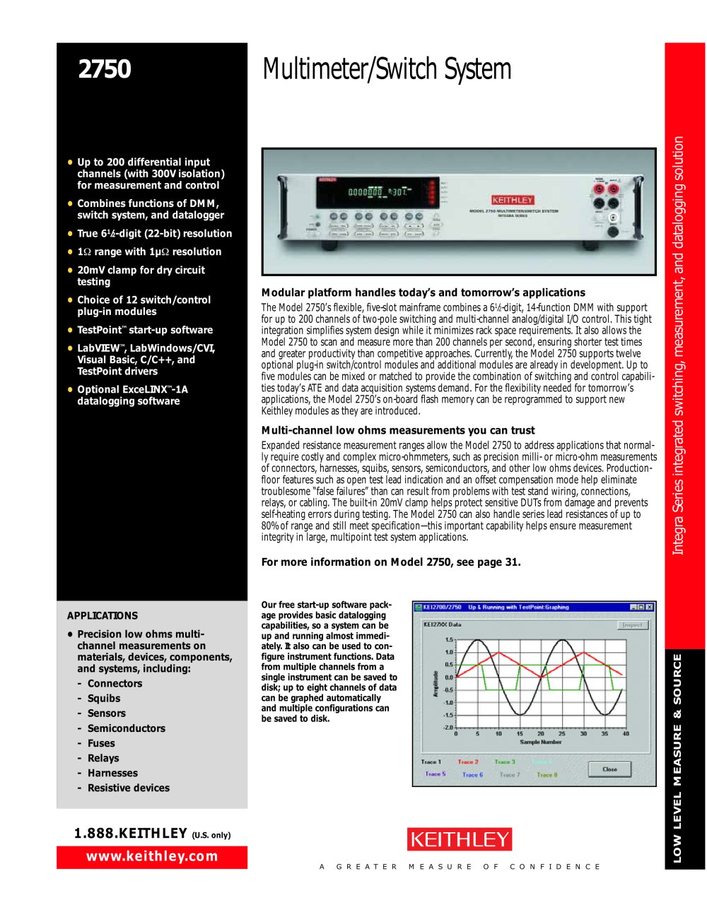 Multimeter/Switch System - Keithley Instruments