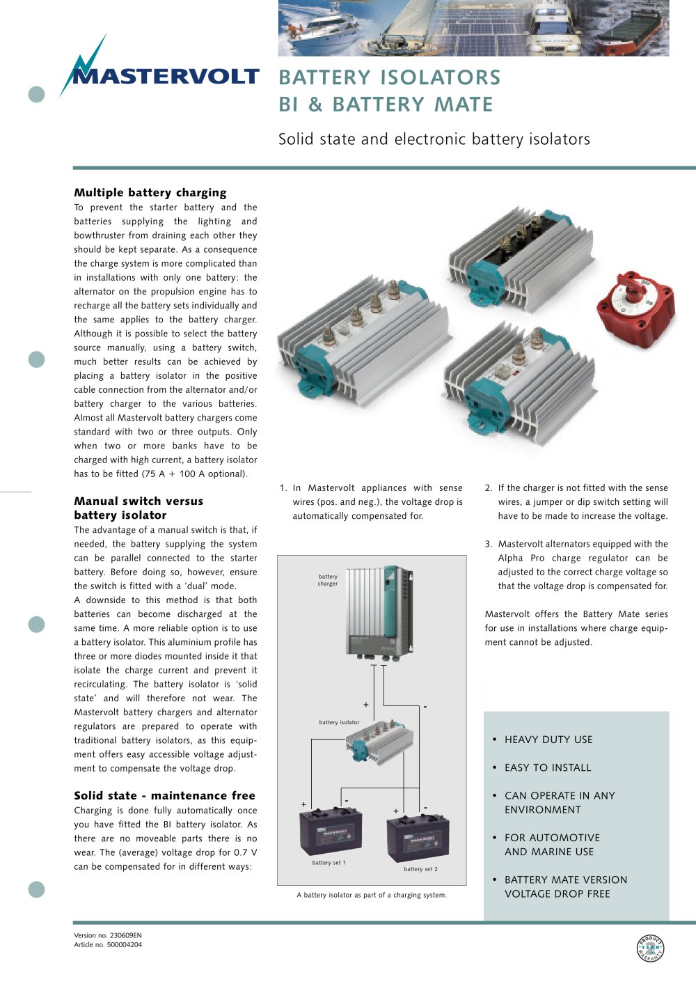 BI Battery Isolators - 1 / 2 Pages