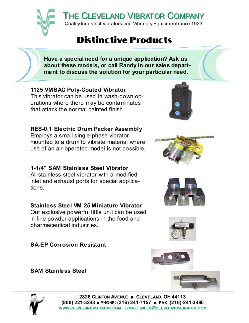 Specialty Products - Cleveland Vibrator